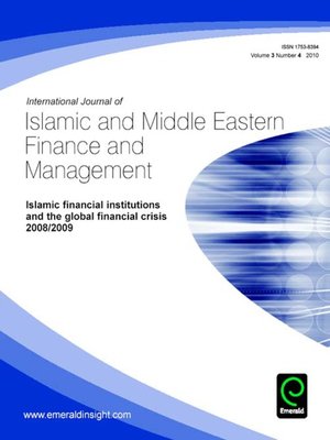cover image of International Journal of Islamic and Middle Eastern Finance and Management, Volume 3, Issue 4